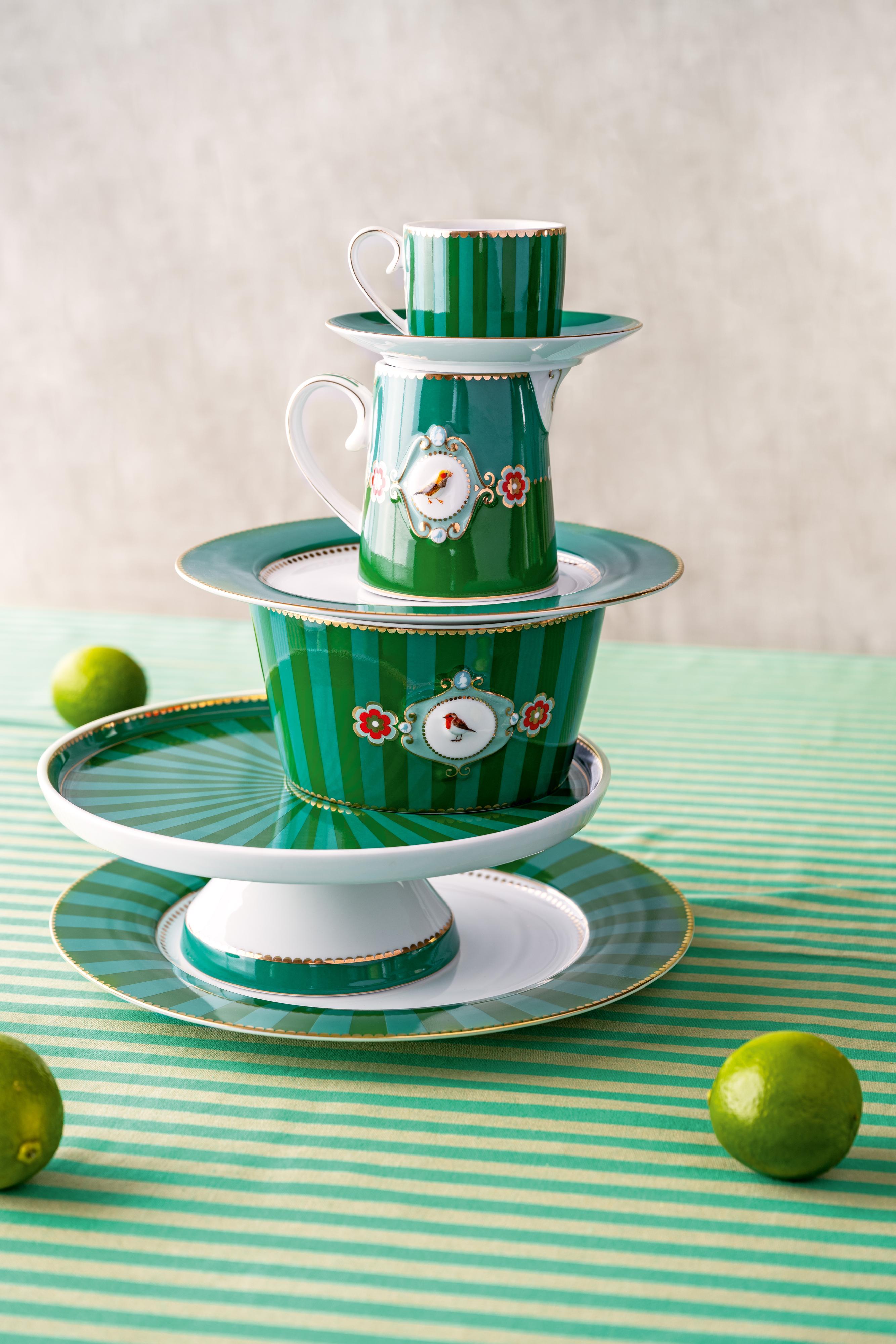 Pip Studio Love Birds SS2024 Tableware Green 03